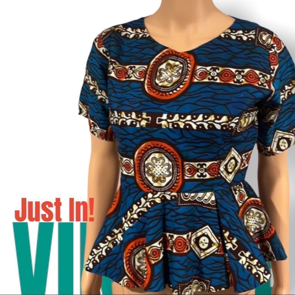 Vintage brand peplum shirt, fully lined